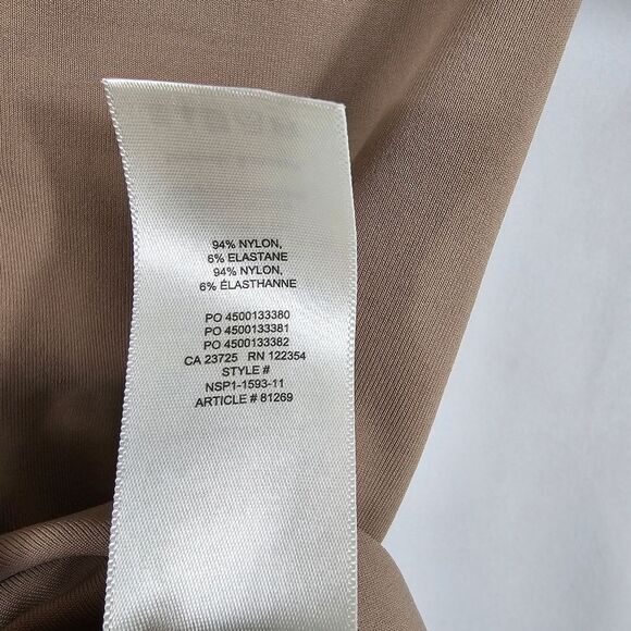 Aritzia Babaton Contour Mockneck Bodysuite in Taupe - Size S - Picture 8 of 8